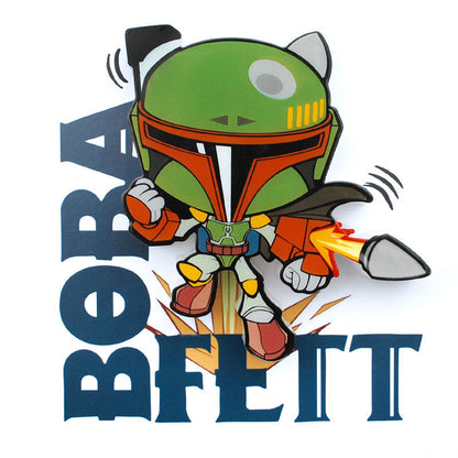 Star Wars Boba Fett 3D Light FX mini lamp