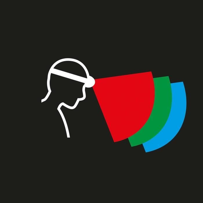 Waterproof headlamp - PETZL - ARIA 1 - 350 lumens - 3 AAA/LR03 batteries included - Black