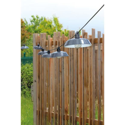 Solar garland - Rio Vintage - 7.50 m - Grey