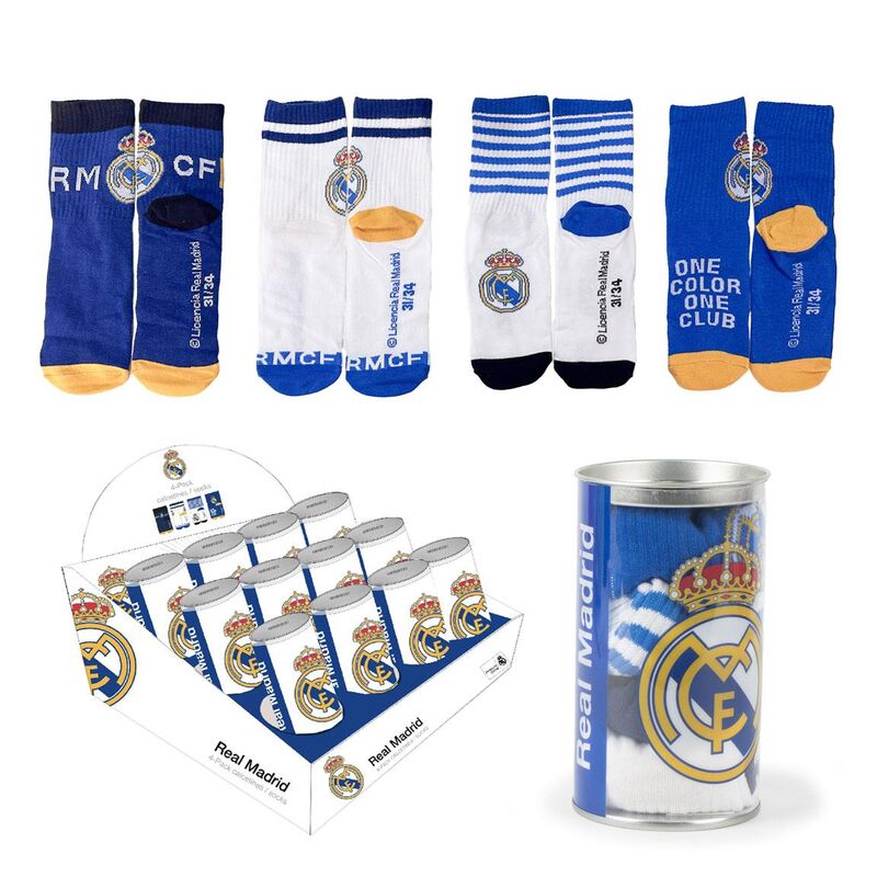 Real Madrid Money box 4 pairs of socks
