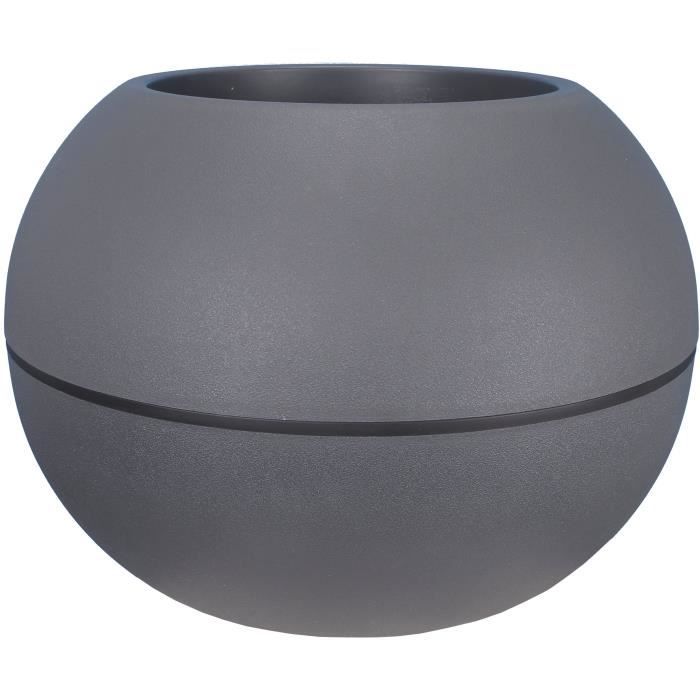 RIVIERA - BALL FLOWER POT - D40 - Gray