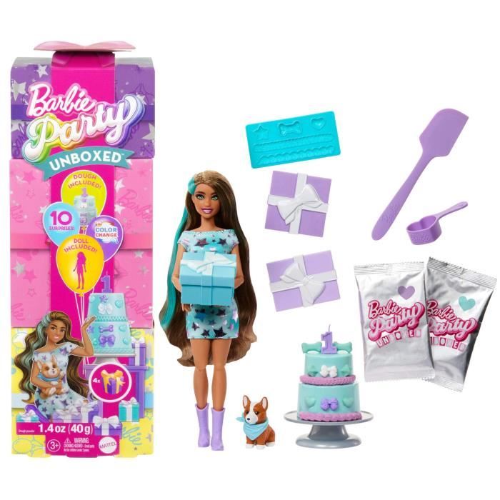BARBIE Party unboxed blue dog - JFG72