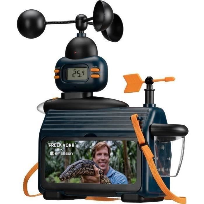 Outdoor weather station - FREEK VONK x BRESSER: Measure temperature, rain, and wind with LCD screen