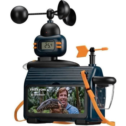 Outdoor weather station - FREEK VONK x BRESSER: Measure temperature, rain, and wind with LCD screen