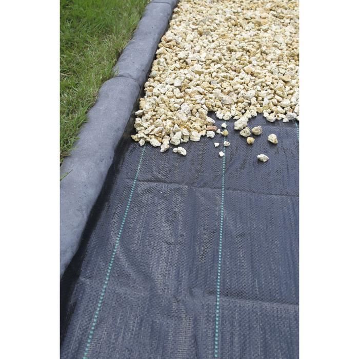 NATURE Landscaping mulch canvas - Polypropylere woven - 100 g / m² - 1 x 50 m - Black