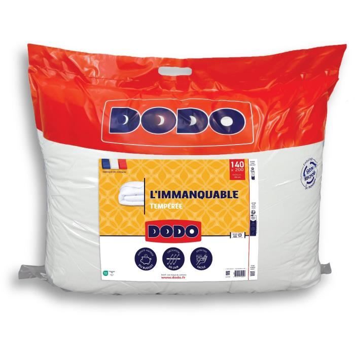 DODO - 250G/m² temperate duvet - THE UNMISSABLE - 140 x 200 cm - White