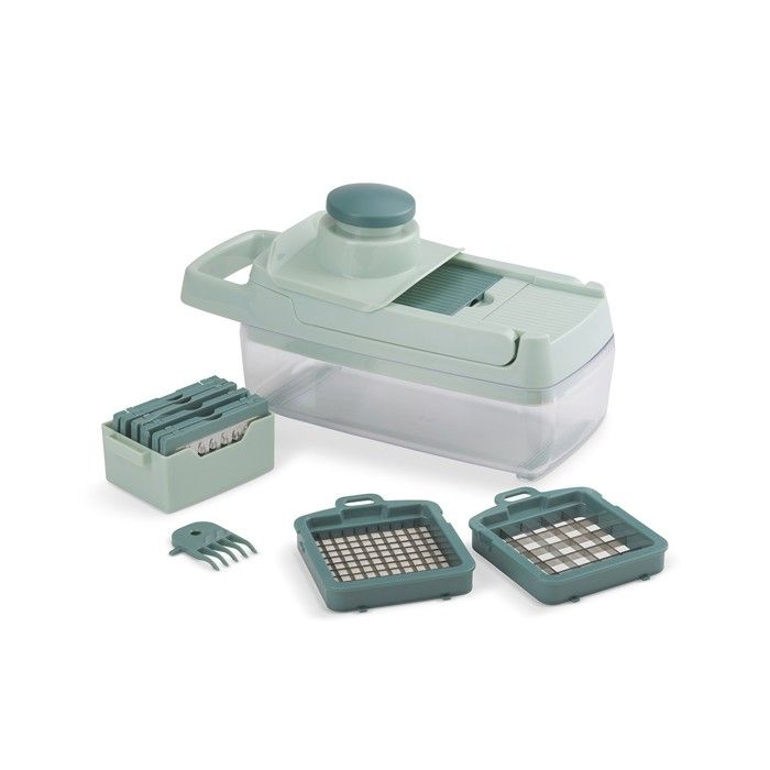 Multifunction mandolin - Livoo - MEN435 - 8 stainless steel blades - 1.5 L collection tray - Safe to use