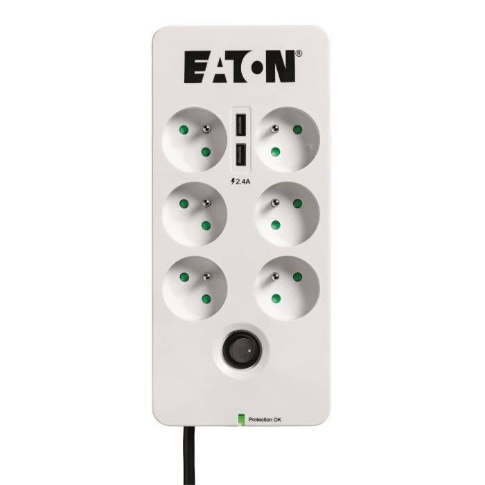 EATON Surge Suppressor / Protector - Protection Box - 6 x FR - 2.50 kVA - 230 V AC Input