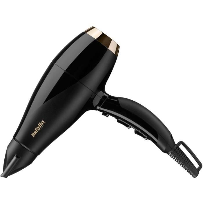 BABYLISS 6714E - Hair dryer Super Pro 2300W - 3 temperatures / 2 speeds - 120 km / h air speed - Cold air button