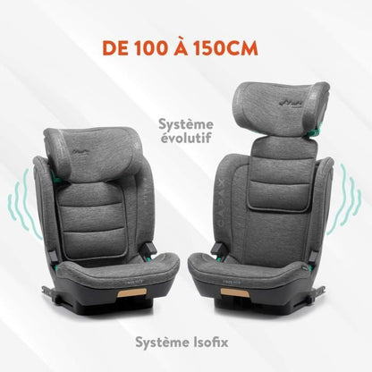 Car seat - BABYAUTO - CAPAX GRAY DOBBY - 4-12 years - I-Size - 100-150 cm