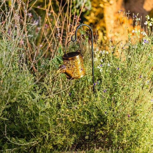 Decorative LED solar beacon to plant - LUMISKY - ARROSY - H78 cm - Watering can shape