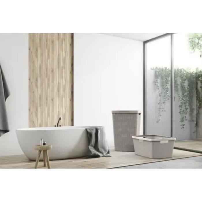 CURVER Jute laundry chest 58 L - Beige