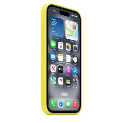 APPLE iPhone 16 - Silicone Case with MagSafe - Star Fruit