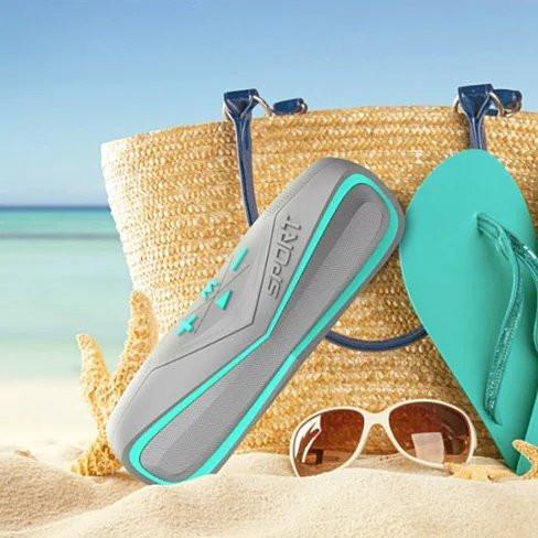 Färg: Neonorange - Slinky Vattentät Bluetooth-högtalare Sportutgåva