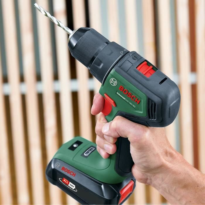 Bosch UniversalImpact 18V60 Brushless drill driver (+2x2.0Ah batteries) + AL 18V-20 charger - 06039D7102