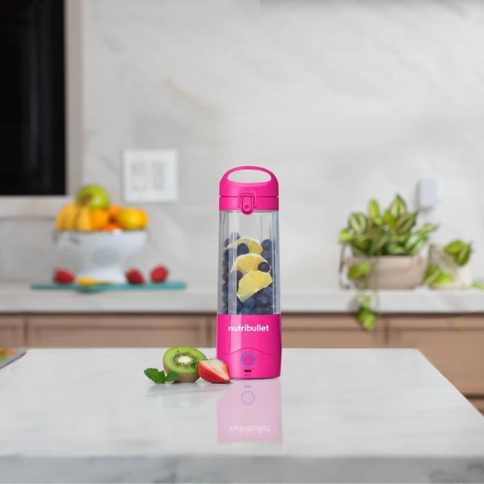 Portable blender - NutriBullet - NBP003MA - 70W - 0.475L - Pink - 1 bottle included