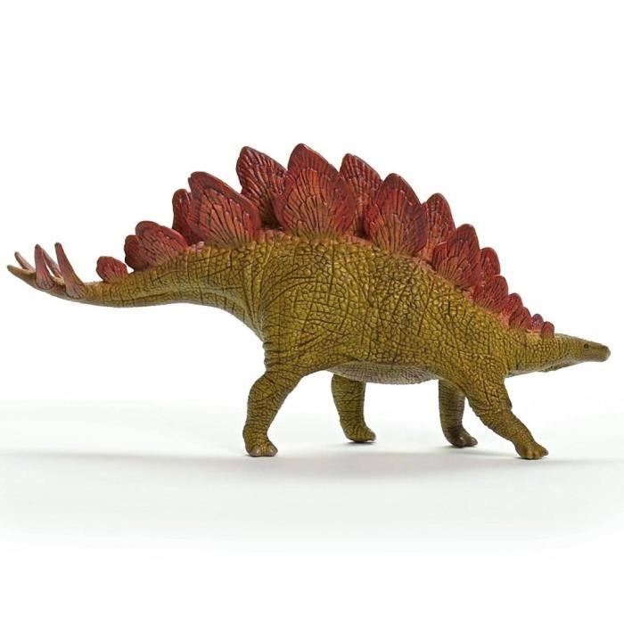Stegosaurus, figurine with realistic details, dinosaur toy inspiring imagination for children aged 4, 5 x 20 x 10 cm - schlei