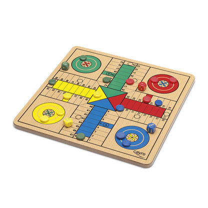 Wood Parcheesi Goose