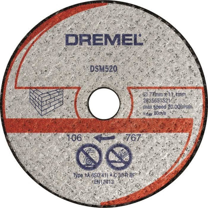 DREMEL LOT OF 2 DISCS FOR COMPACT SAP DREMEL DSM20