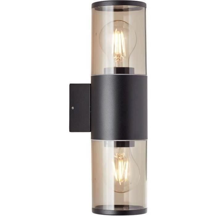 Sergioro Outdoor Applique 2L, Depoli Black, 2x27 20W, bulb not included