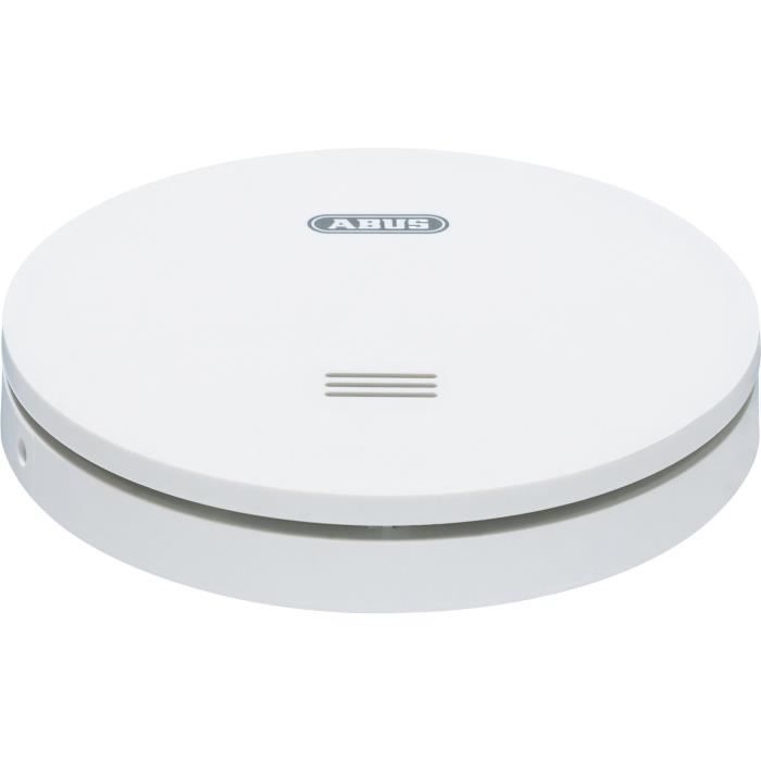 Smoke detector - ABUS - RWM160 - Ultra-flat design - 40 m² protection - 85 dB alarm - 10-year lithium battery