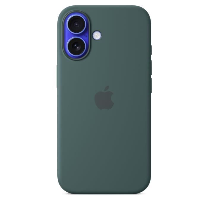 APPLE iPhone 16 - Silicone Case with MagSafe - Lake Green