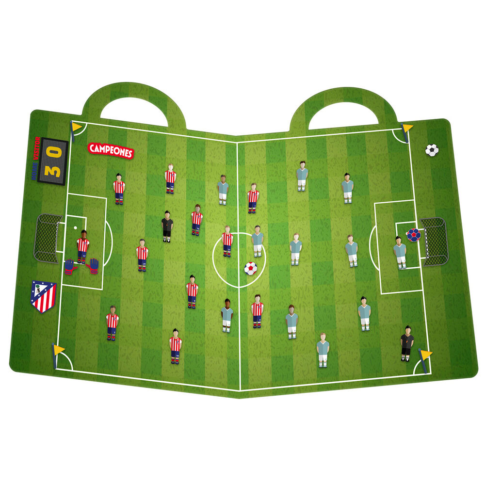 Atletico de Madrid reusable stadium 3D stickers book