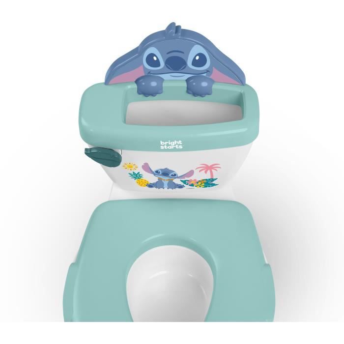DISNEY BABY - STITCH - Mini toilet with toilet seat reducer included, 2 in 1, Removable potty easy to clean