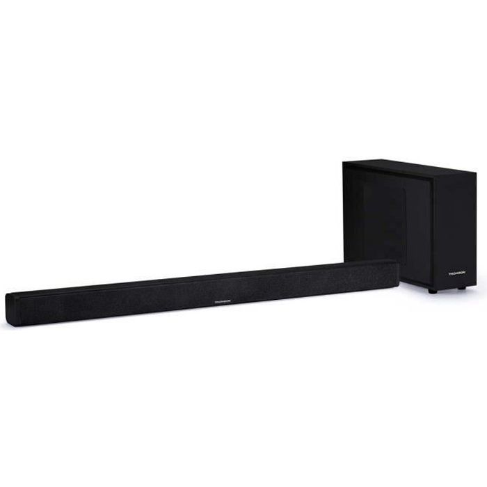 Thomson SB250BT 2.1 Sound Bar with Subwoofer - 200 Watts Power - Bluetooth - RCA Input - USB / SD - Remote Control