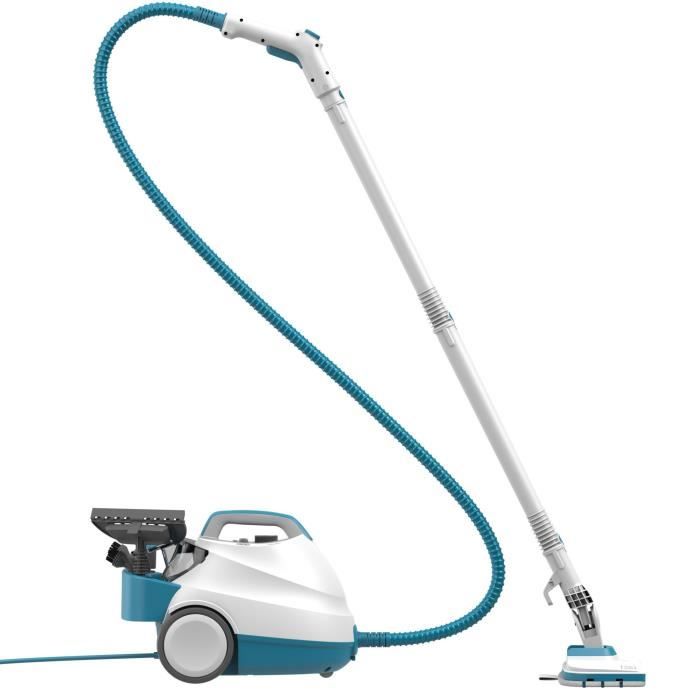 Multifunction steam cleaner - BLACK & DECKER BHSMP2008-QS - 2000 W - 8 accessories - 4 bars - White / gray / blue