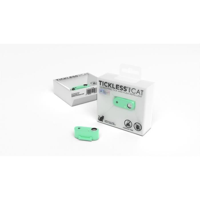 Ultrasonic cat repellent - TICKLESS MINI CAT - Tick and flea protection - Mentha Green