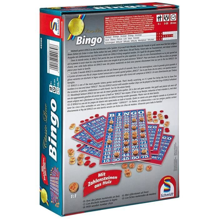 SCHMIDT AND SPIELE Board Game - Bingo - Classic line