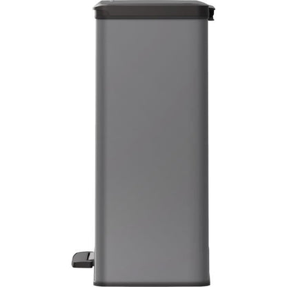 Rectangle Trash Can - DECO BIN - CURVER - 65L - Large capacity - 49 x 32 x 61 cm - Anthracite
