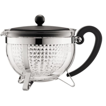 BODUM CHAMBORD Acrylic filter teapot 1.3 l Black