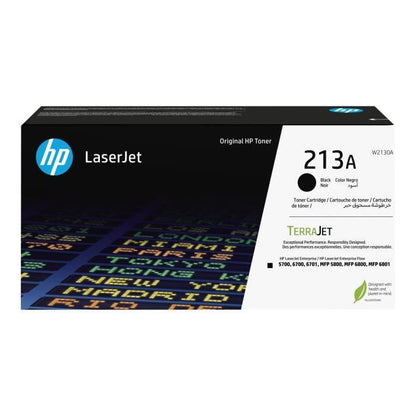HP 213A Black Genuine Toner Cartridge (W2130A) for HP LaserJet Enterprise 5700 / 6700 / MFP 5800 / 6800 /6801