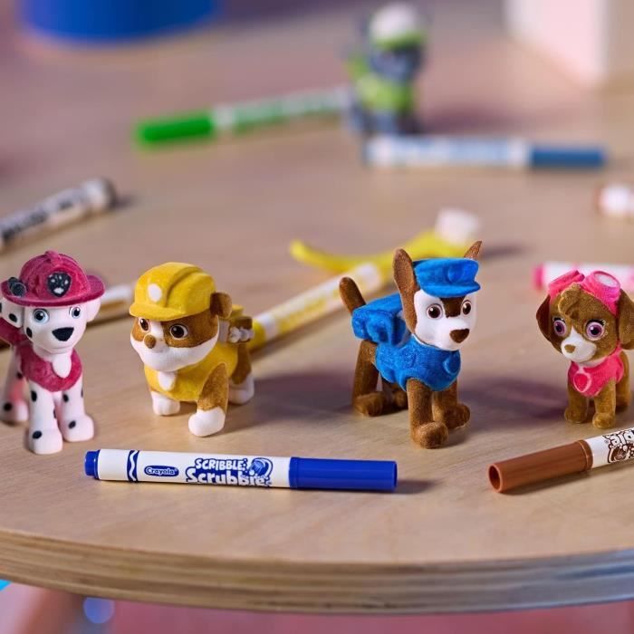 Washimals - My coloring animals - CRAYOLA - 4 Paw Patrol animals - Ages 3 and up