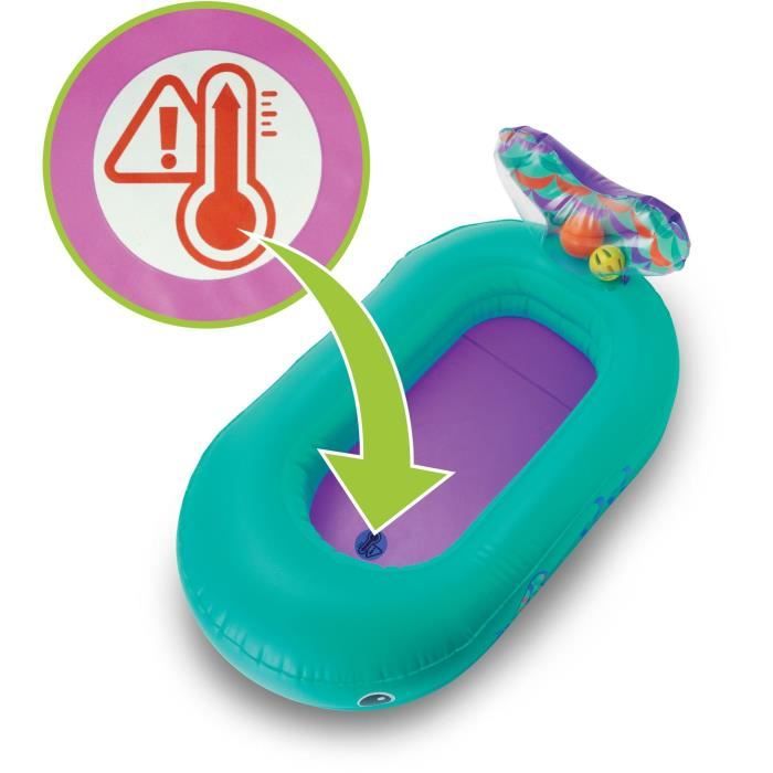 Infantino whale inflatable bathtub - Integrated playing balls and thermal - 76 x 45 cm