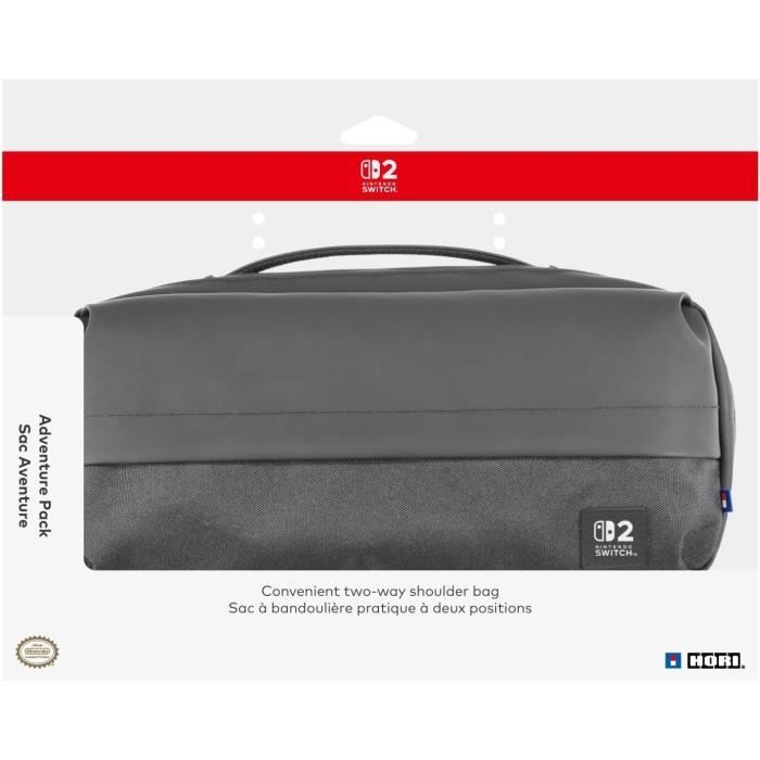 Protective and carrying case - HORI - Nintendo Switch and Switch 2 - Storage for accessories and games - Black