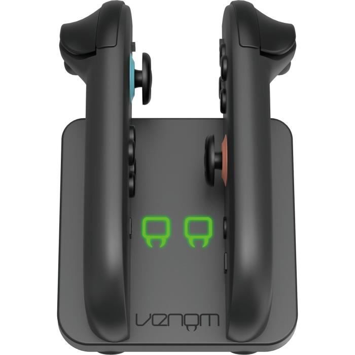 Dual Charging Station - VENOM - For Nintendo Switch Joy-Con 2 - Black