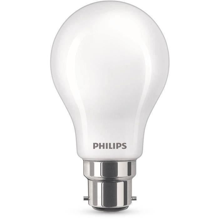 Philips LED Equivalent 40W B22 Warm White Warm Non -Dimmable, Glass