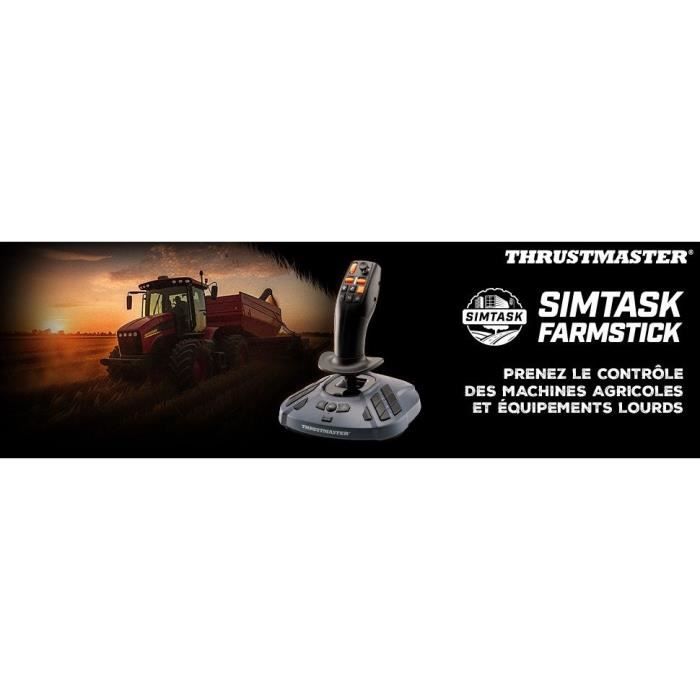 Joystick for simulator - THRUSMASTER - SimTask FarmStick Joystick - Black - Farming and heavy equipment
