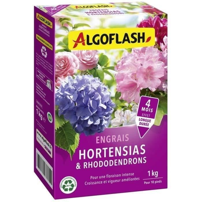 Hortensias and rhododendrons fertilizers - Algoflash Naturasol - 1 kg