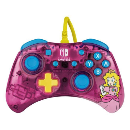 Gamepad - Nintendo Switch - Peach Rock candy - Wired - PDP - Pink