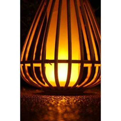 Bamboo solar lamp - Marta - Beige