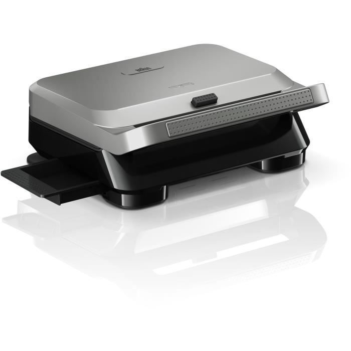 Grill - BRAUN - Sandwich Maker 5 SM5005 - 800 W - Stainless steel / Black