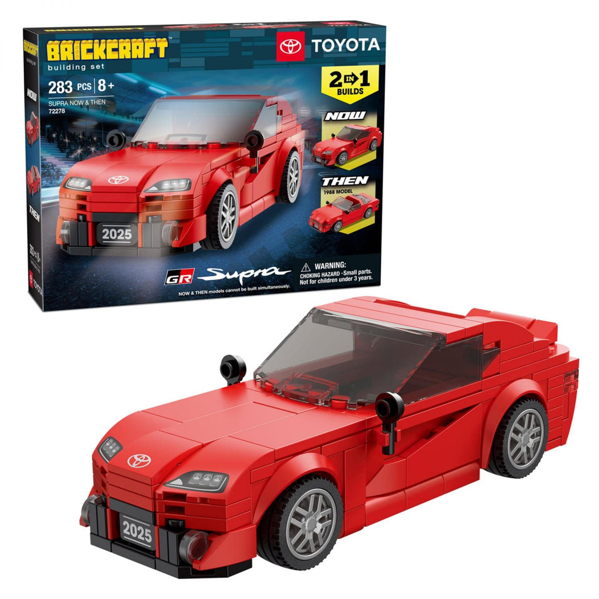 Toyota Supra Now & Then 236-Piece Building Set