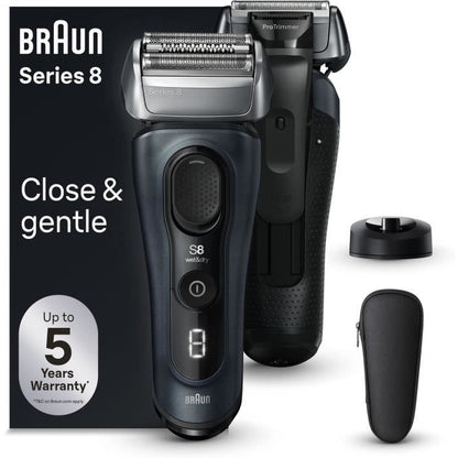 Shaver - BRAUN - SERIES 8 8513s - 4 shaving elements - Wet&Dry - 60 min - Black