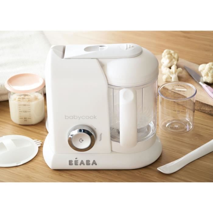 BEABA Babycook Solo Baby Robot White & Silver
