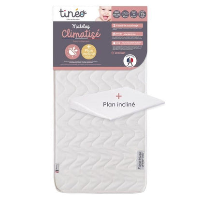TINEO Air-conditioned mattress 60x120 cm + inclined plane 15 ° (set)