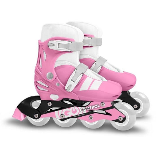 Adjustable inline skates - STAMP - SKIDS CONTROL - Size 30-33 - Pink